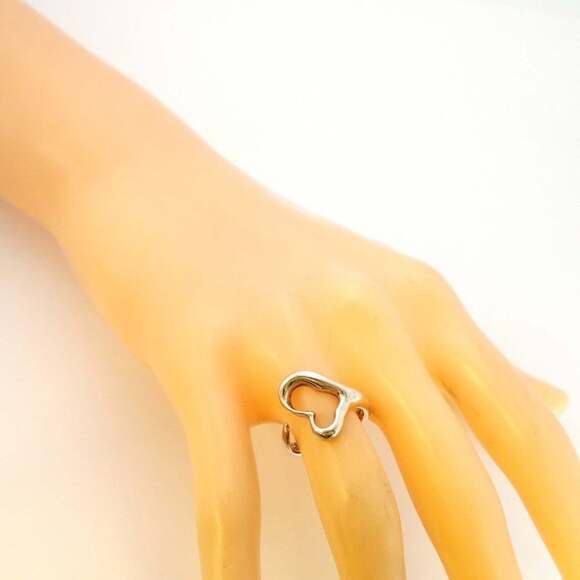 Tiffany Heart Ring, Silver 925, Size 10, Women's, P2125068